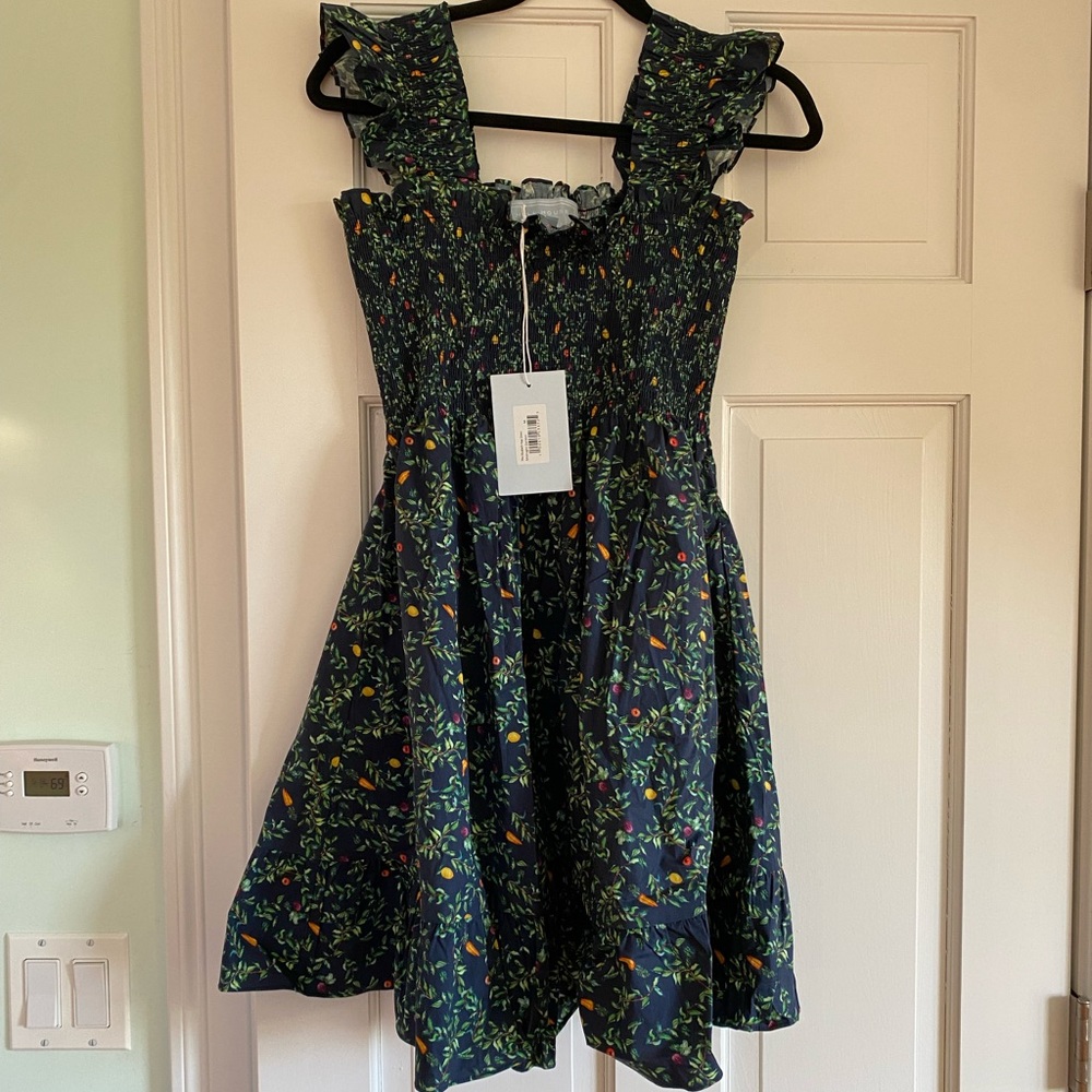 NWT Hill House Elizabeth Nap Dress in Midnight Garden